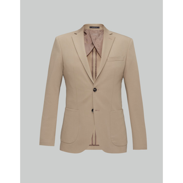 marynarka do zestawu bronte beżowy super slim fit