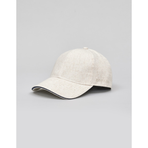 Czapka z daszkiem pagliara beżowa