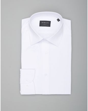 koszula latteria 00359 długi rękaw biały slim fit
