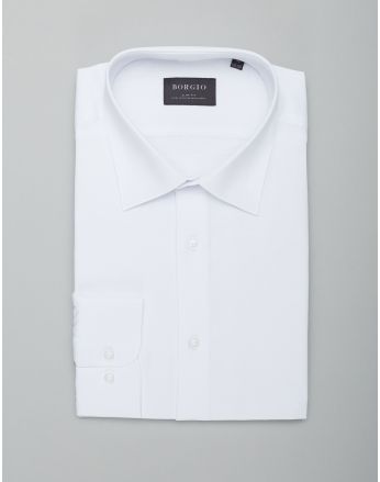 koszula fabrizia 00413 długi rękaw biały slim fit