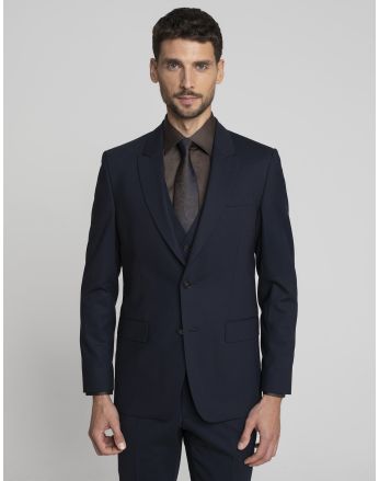 Marynarka do zestawu parma granatowy slim fit