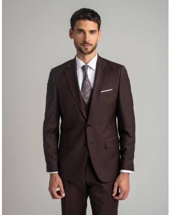 marynarka do zestawu brione bordo slim fit