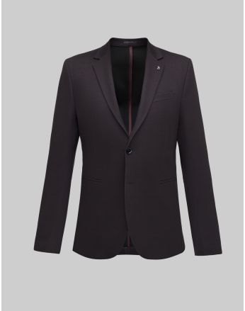 marynarka do zestawu gozzano bordowa slim fit