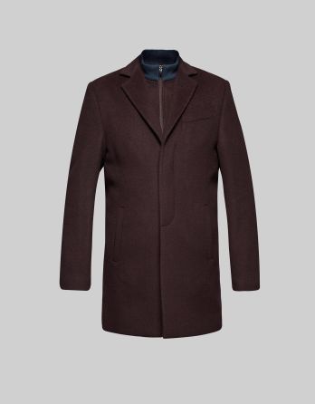 Płaszcz męski seveso bordo