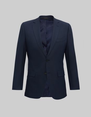 marynarka do zestawu stranoa granatowy slim fit