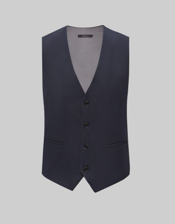 kamizelka do zestawu galatro slim fit granatowy