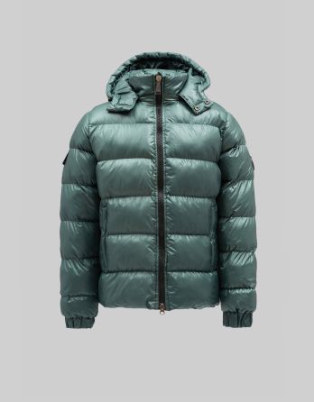kurtka pikowana barone zielona