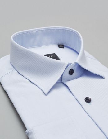 koszula forenza 00366 długi rękaw błękit slim fit