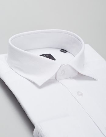 koszula lentini 00385 długi rękaw biały classic fit