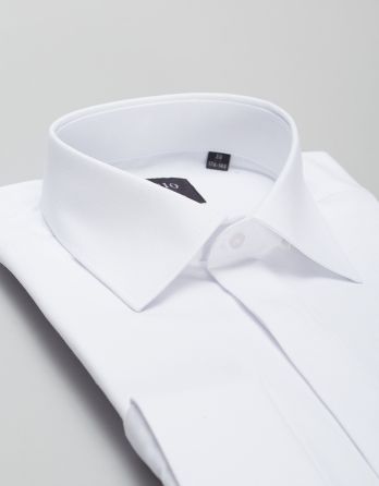 koszula fabrizia 00414 na spinki biały slim fit