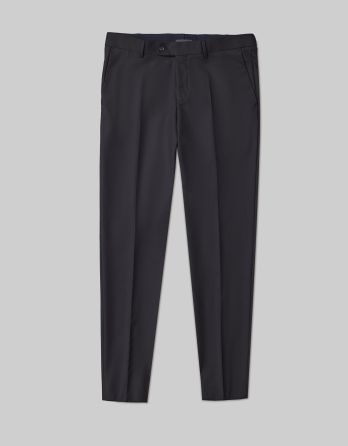 spodnie rosolini granatowy slim fit