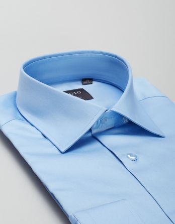 koszula simeria 00426 długi rękaw niebieski slim fit