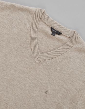 sweter tiriolo vn beżowy