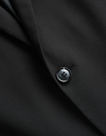 marynarka do zestawu monopoli czarny slim fit