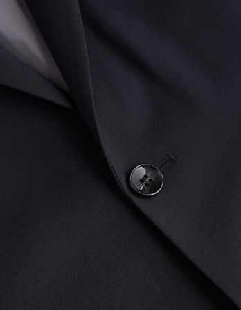 marynarka do zestawu monopoli granatowy slim fit