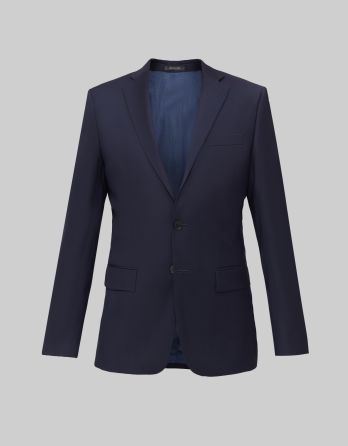 marynarka do zestawu albino granatowy slim fit