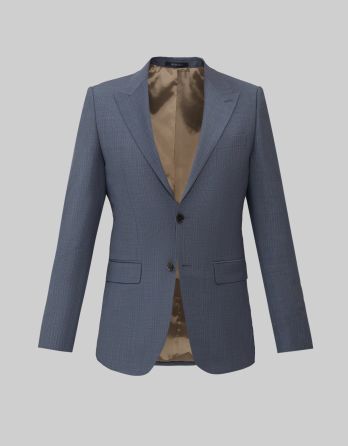 marynarka do zestawu levone niebieski slim fit