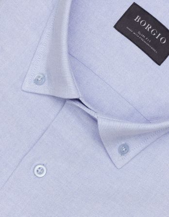 koszula oleggio 00469 długi rękaw błękit slim fit