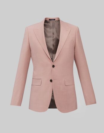 marynarka do zestawu badia róż slim fit