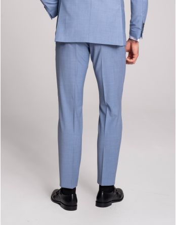 spodnie do zestawu bairo błękit slim fit