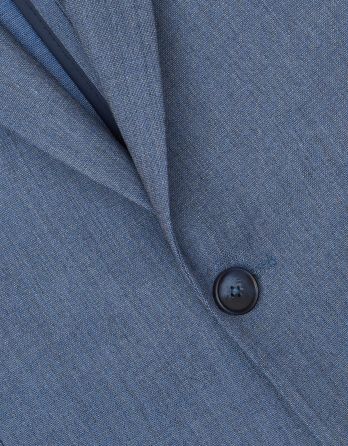 marynarka do zestawu teglio niebieski slim fit