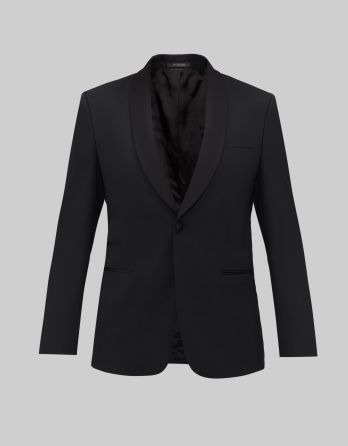 marynarka smokingowa pellizzano czarny slim fit