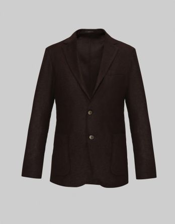 marynarka almenno brąz slim fit