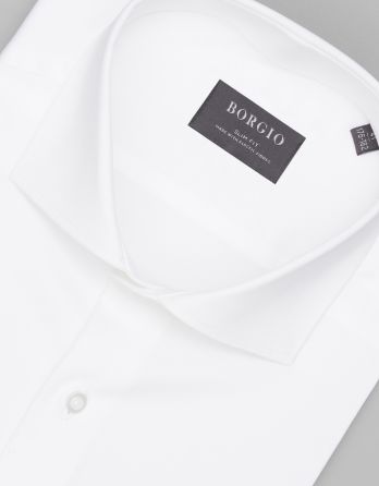 koszula isolabella 00495 długi rękaw biały slim fit