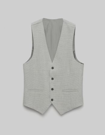 kamizelka valdisotto szary slim fit