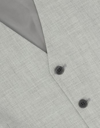 kamizelka livorno szary slim fit