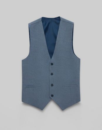 kamizelka livorno niebieski slim fit