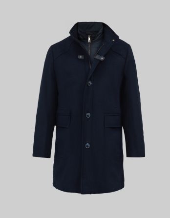 płaszcz pontelongo granatowy