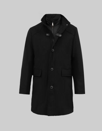 płaszcz pontelongo czarny