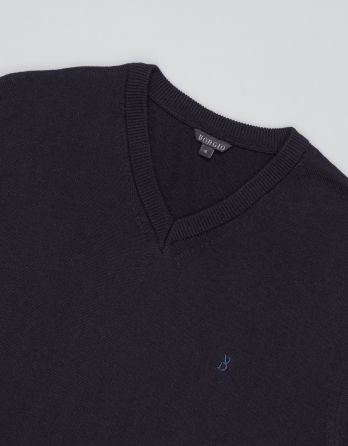 sweter tiriolo vn granatowy