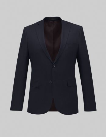 marynarka do zestawu marradi granatowy slim fit