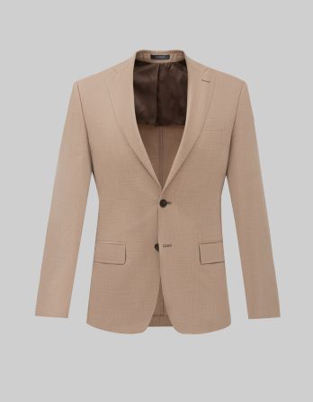 Marynarka do zestawu orciano beżowy slim fit