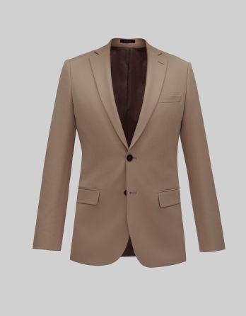 marynarka do zestawu lido khaki slim fit
