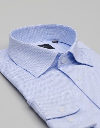 koszula fabrizia 00529 długi rękaw błękit slim fit