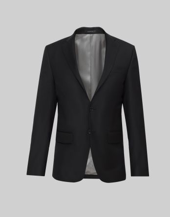 marynarka do zestawu martello czarny slim fit