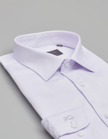koszula manziana 00600 długi rękaw fiolet slim fit