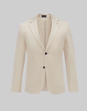 Marynarka do zestawu cintano beżowy slim fit