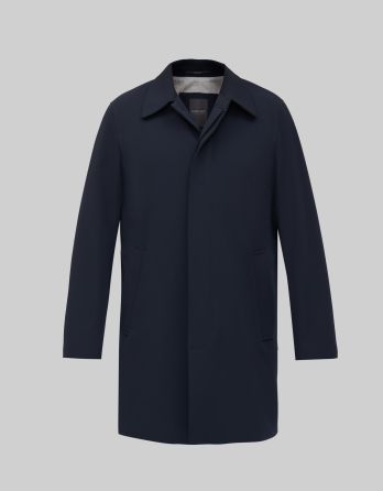 płaszcz credaro granatowy