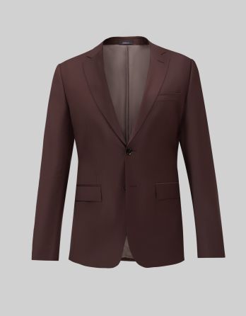 marynarka do zestawu brione bordo slim fit