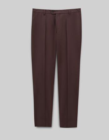 spodnie do zestawu brione bordo slim fit