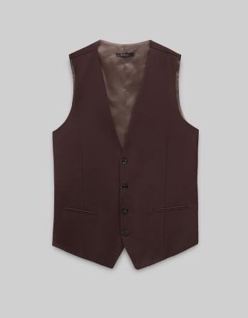 kamizelka do zestawu brione bordo slim fit