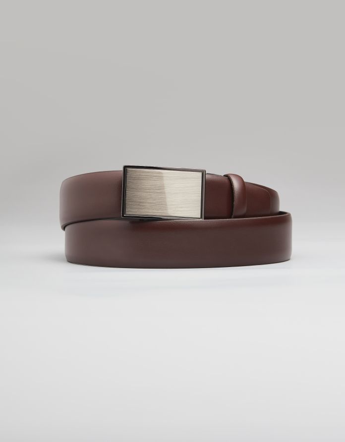 pasek męski lari brąz bez obszycia 3,5