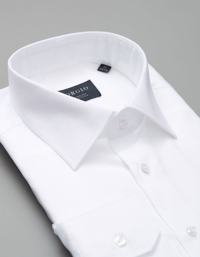 koszula męska bawełniana lavello długi rękaw classic fit biały 00235