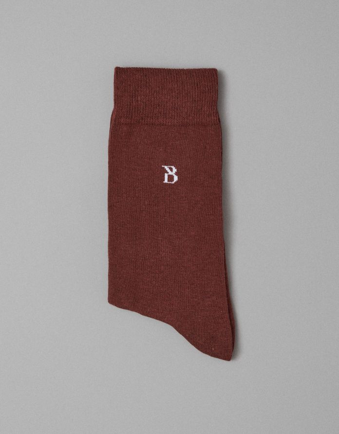 skarpety stretch cotton bordo 40-45