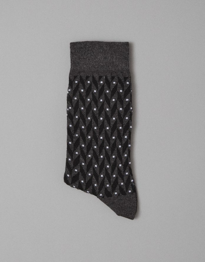 Skarpety męskie diamond szary 