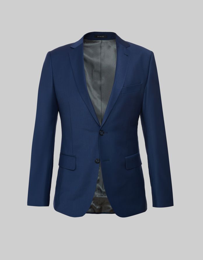 Garnitur męski casteggio granatowy slim fit